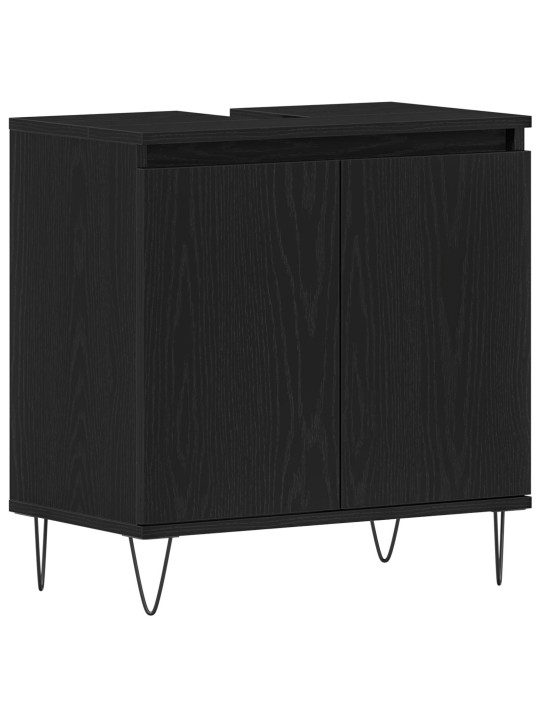 VANNITOA VALAMU KAPP MUST TAMME 58X33X60 CM TEHISPUIT