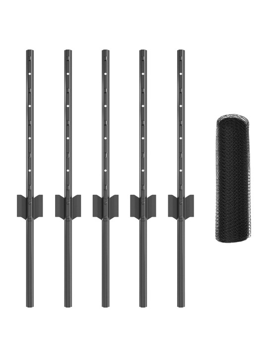 AEDAPOSTID 5 TK U-KANAL HALL 40 CM TERAS, KUUSNURKSED AED HALL 0,4X10 M TERAS