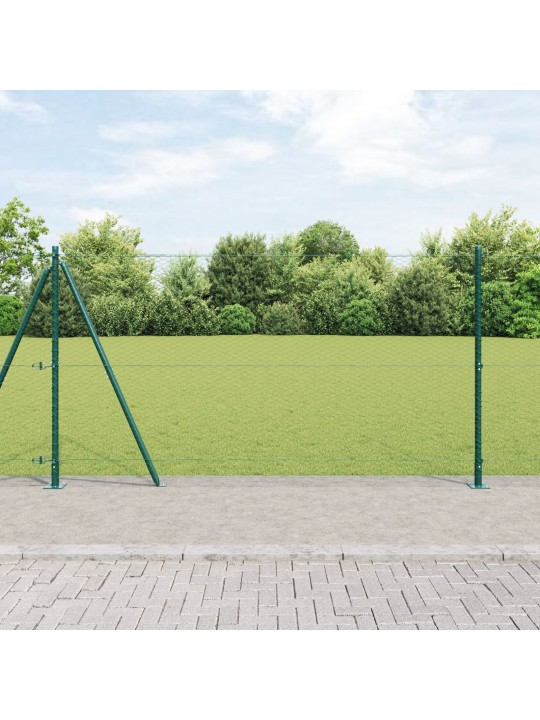 TARA KOMPLEKT 2 TK ROHELINE TSINGITUD TERAS, PVC 25 X 1.2 M