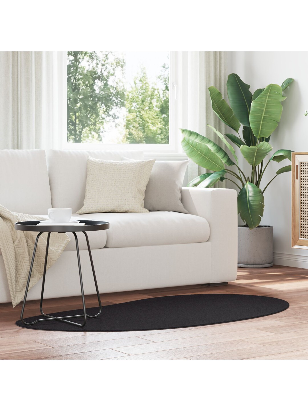 ALAVAIP MUST 80X150 CM POLÜESTER LIBISEMISKINDEL