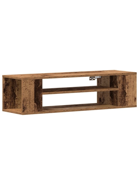 SEINALE PAIGALDATAV TELEVIISORIKAPP, VANADEST PUIDUST, MÕÕTUDEGA 100X30X26,5 CM