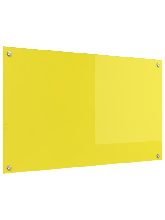 KÖÖGI SEINAPLAAT, KOLLANE, 100X60X0,6 CM, KARASTATUD KLAAS
