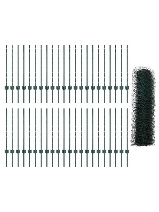 AIA POSTID 11 TK U-KANAL ROHELINE 80 CM TERAS, KUUSNURK KÄIK ROHELINE 0.8X100 M TERAS
