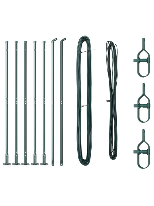 AIAPOSTID ALUSPINDADEGA 7 TK Ø32MM 78,5CM TSINKTERAS
