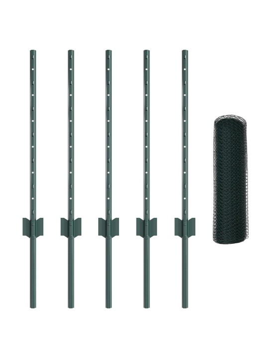 AIAPOSTIDE 11 TK U-KANAL ROHELINE 60 CM TERAS, KUUSNURKNE AIAKE ROHELINE 0.5X10 M TERAS