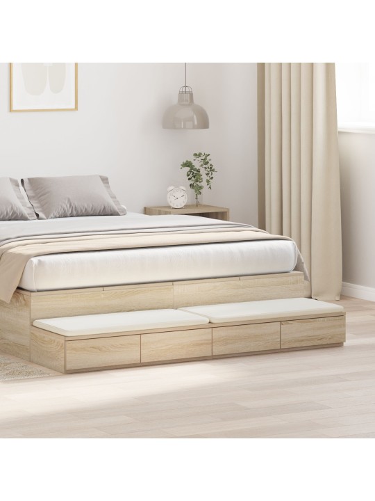 VOODI SAHTLID SONOMA TAMME 150X36,5X16,5 CM TEHISPUIT