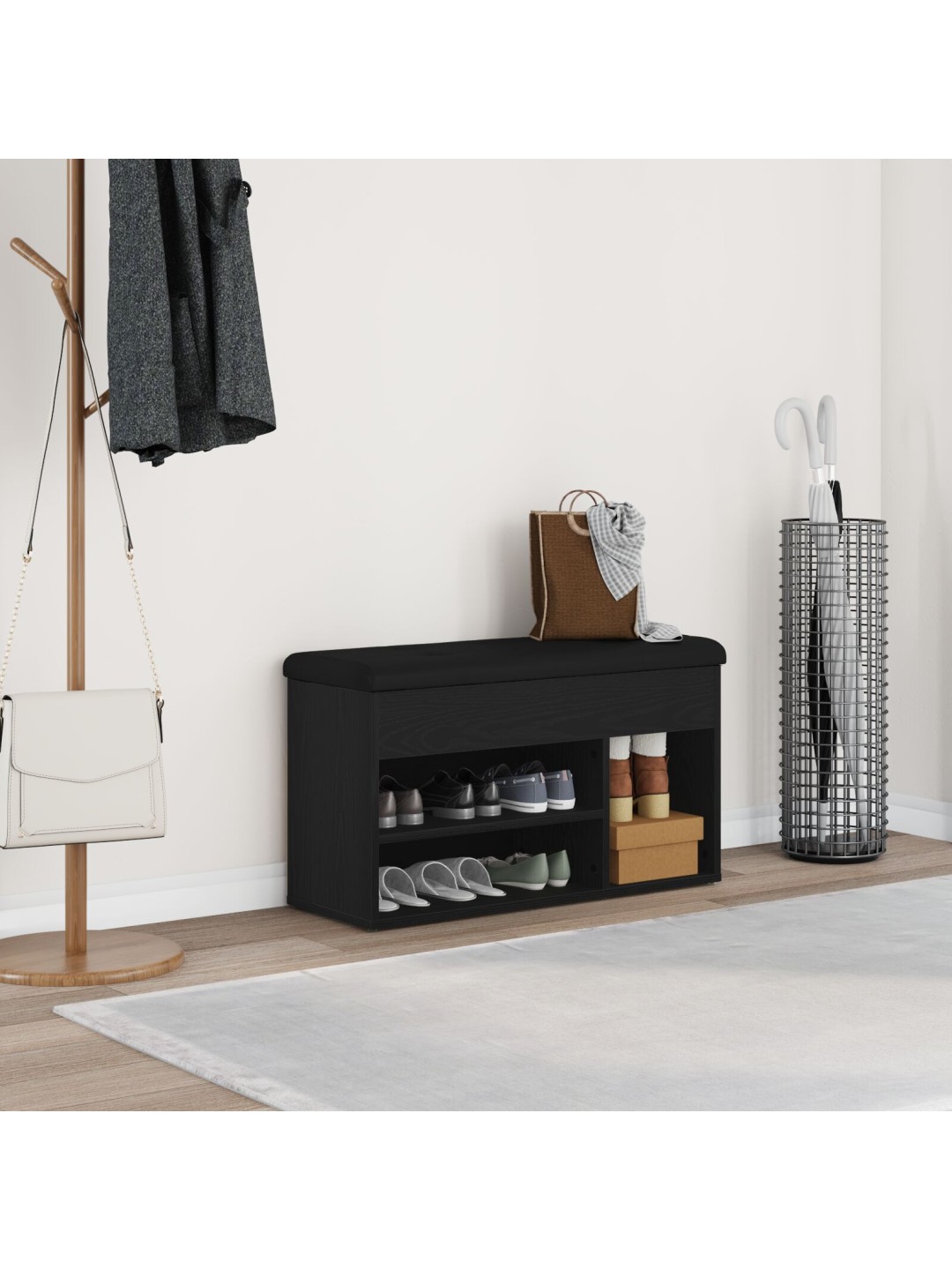 LADUSTAMISPINK MUST TAMME 80X30X45 CM TÖÖDELDUD PUIT