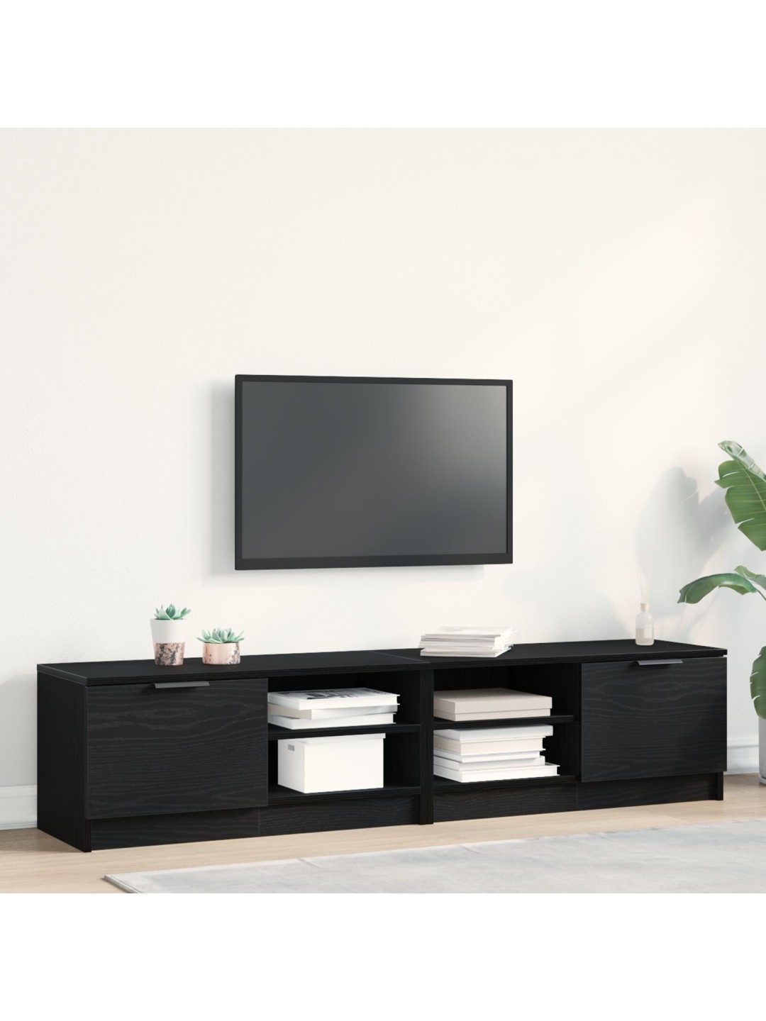 TV KAPP 2 TK MUST TAMME 80X35X36,5 CM TEHISPUIT