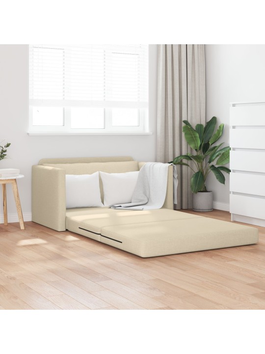 FLOOR SOFA BED 2-IN-1 KREEM 124X71X78 CM KANGAS