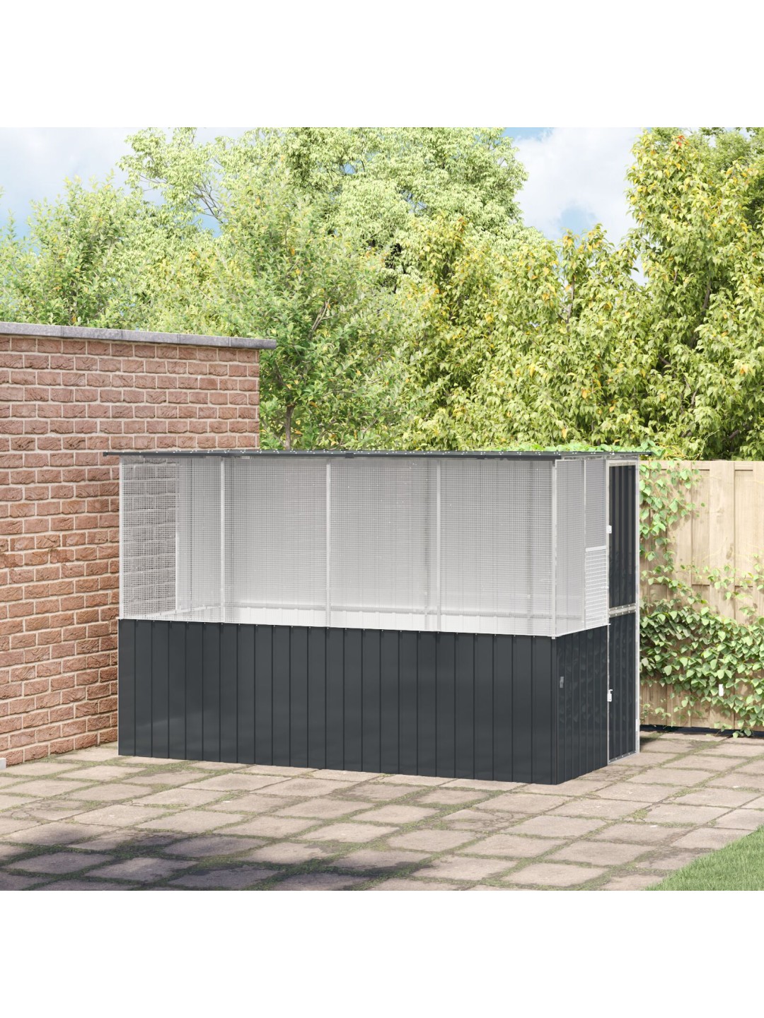 LINNUPUUR ANTRATSIIT 215X78X200 CM GALVANISEERITUD TERAS