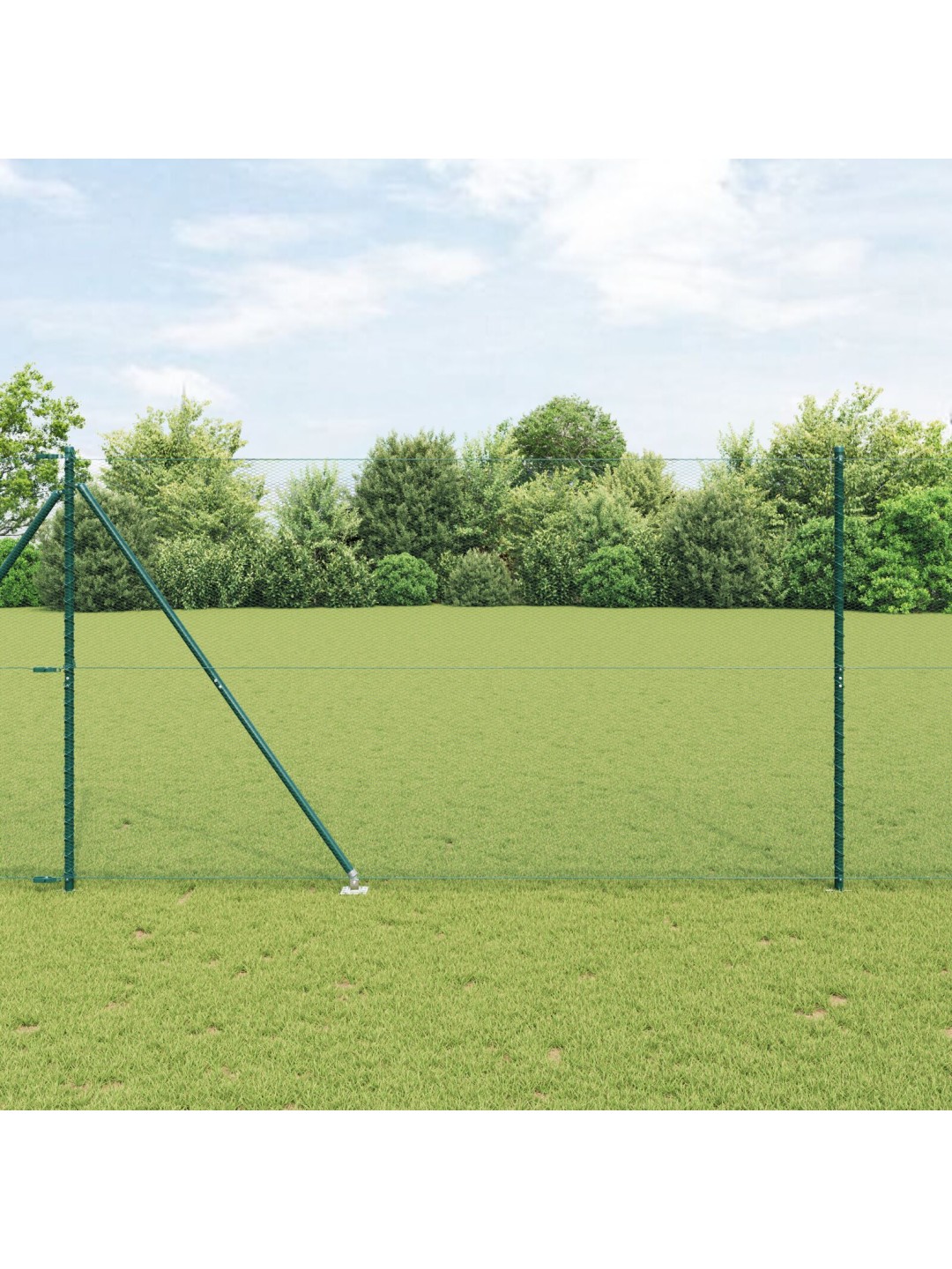 AIA PIIRE 2-OSALINE KOMPLEKT ROHELINE METAL 25 X 1.5 M