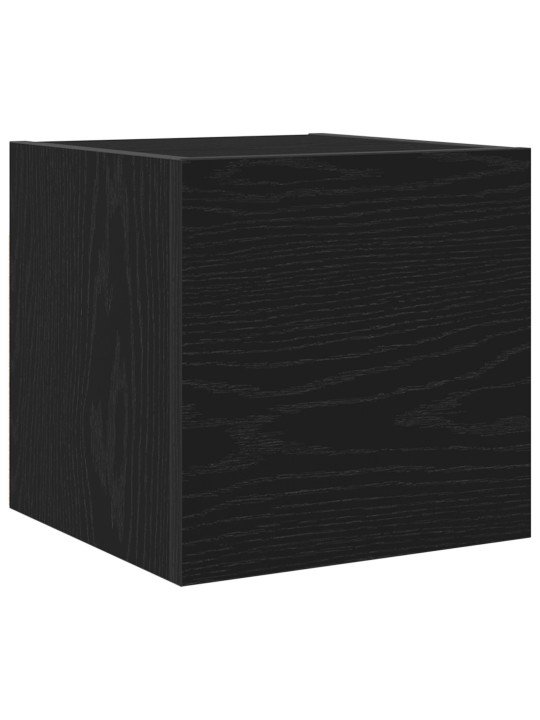 SEINALE KINNITATAV TELERIKAPID, MUST PUIT, 30,5X30X30 CM