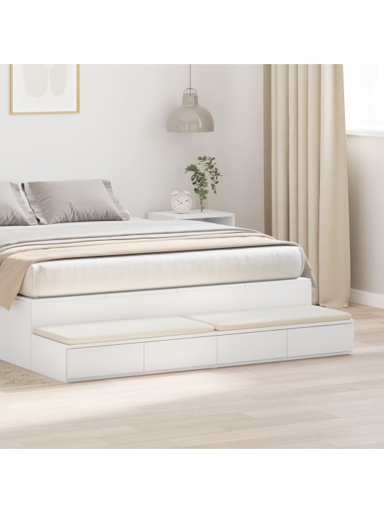 VOODI SAHTLID VALGE 150X36,5X16,5 CM TEHISPUIT