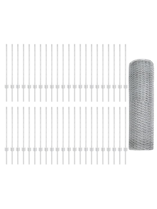 AIA POSTID 11 TK U-KANAL 80 CM GALVANISEERITUD TERAS, KUUSNURKNE AED 0,8X100 M GALVANISEERITUD TERAS