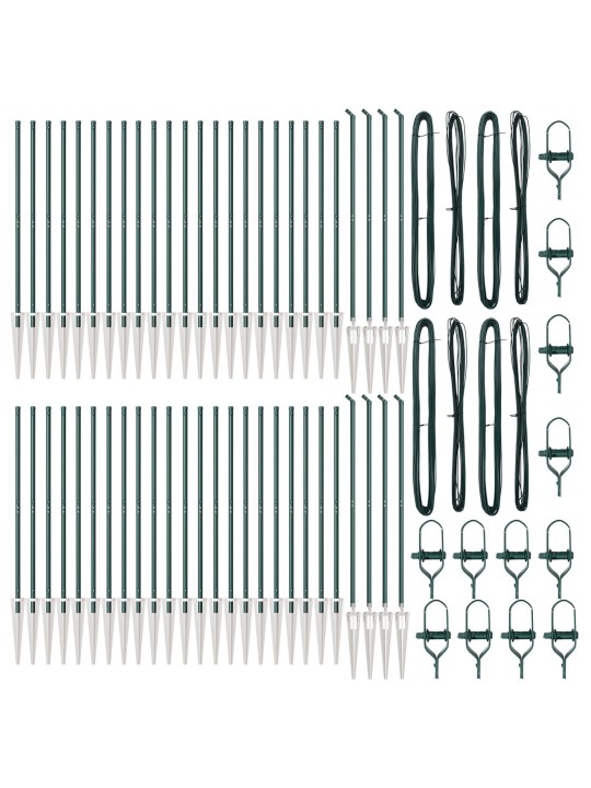 AEDAPOSTID TERASEGAUGE 52 TK Ø32 MM 140 CM GALVANISEERITUD TERAS