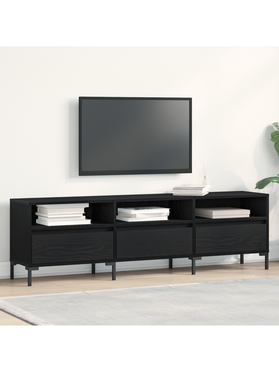 TV KABINET MUST TAMME 150X30X44,5 CM TEHISPUIT