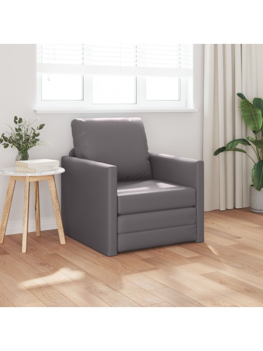 PÕRANDADIIVANVOODI 2-IN-1 HALL 74X77X81 CM KUNSTNAHK