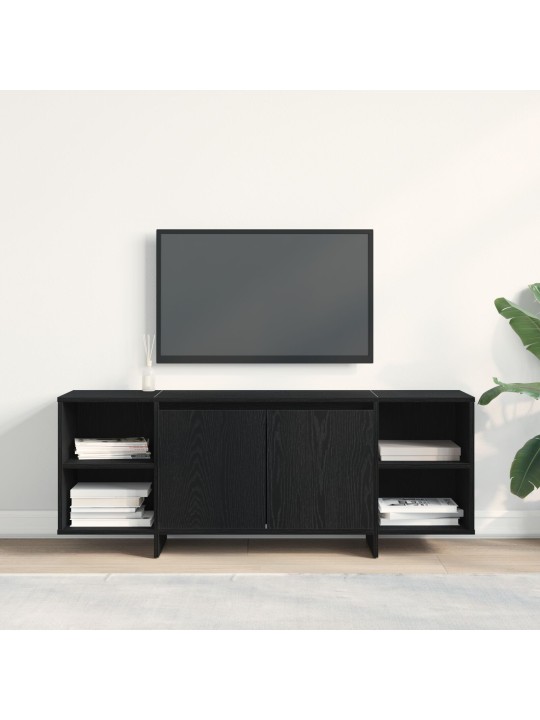 TV ALUS - MUST TAMME - 120X30X40.5 CM - VALMISTATUD TEHISPUIDUST