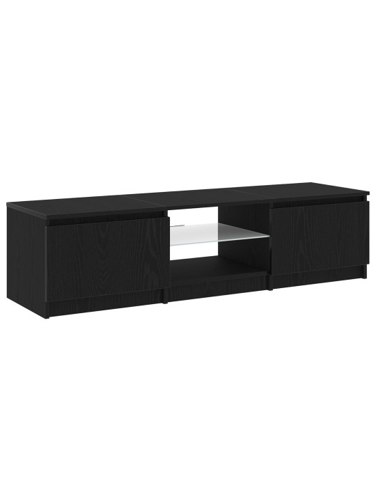 TV KAPP LED VALGUSTITEGA MUSTAST TAMME 140X40X35,5 CM SÖÖDAV PUIT