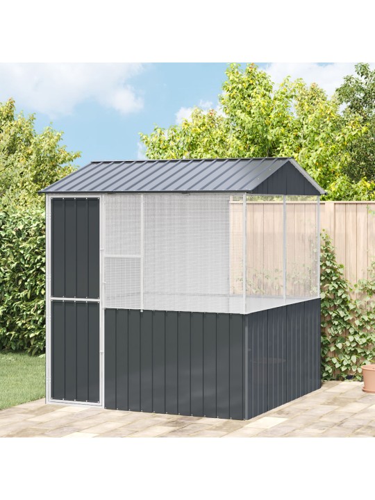 LINDUDE PUUR ANTRATSIIT 215X78X200 CM GALVANISEERITUD TERAS