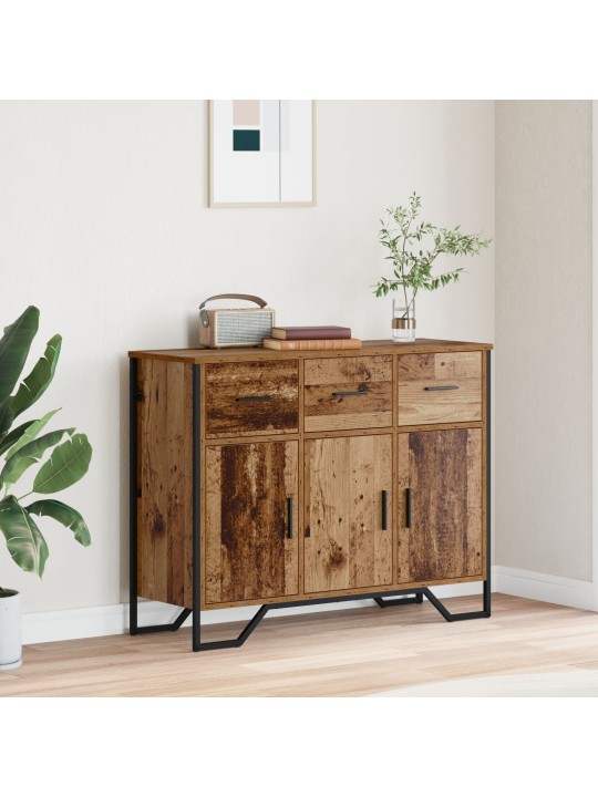 KÕRVALHOIDJA VANA PUIT TAMME 97X32.5X74.5 CM TÖÖDELDUD PUIT