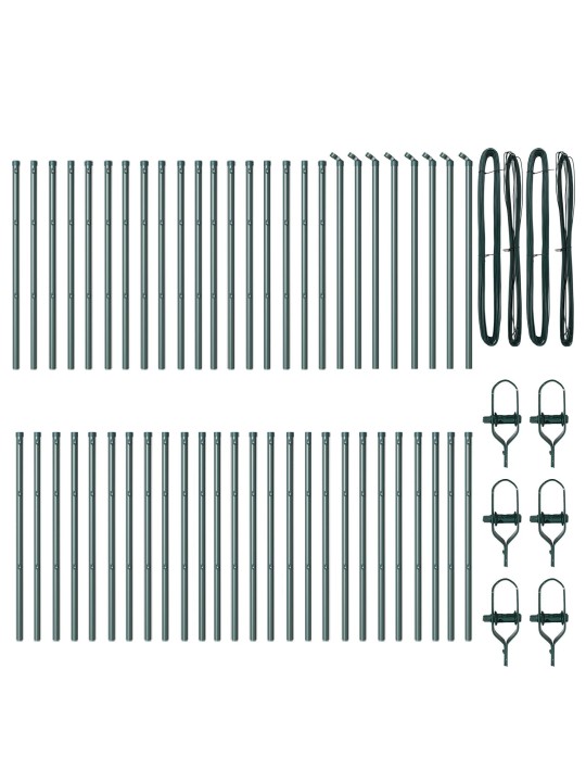 AIA POSTID 52 TK ROHELINE Ø32 MM 120 CM GALVANISEERITUD TERAS