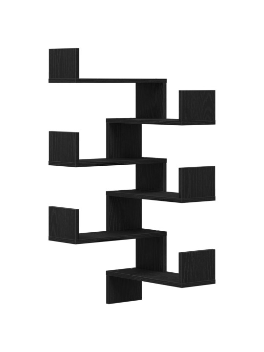SEINARIIULID 2 TK MUST TAMME 40X40X49,5 CM TEHISPUIT