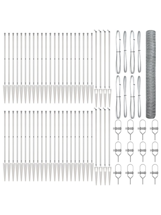 KUUESAIA AED 1.4X100 M GALVANISEERITUD TERASEST, POSTID SPIKE 13 TK Ø32 MM 160 CM GALVANISEERITUD TERASEST