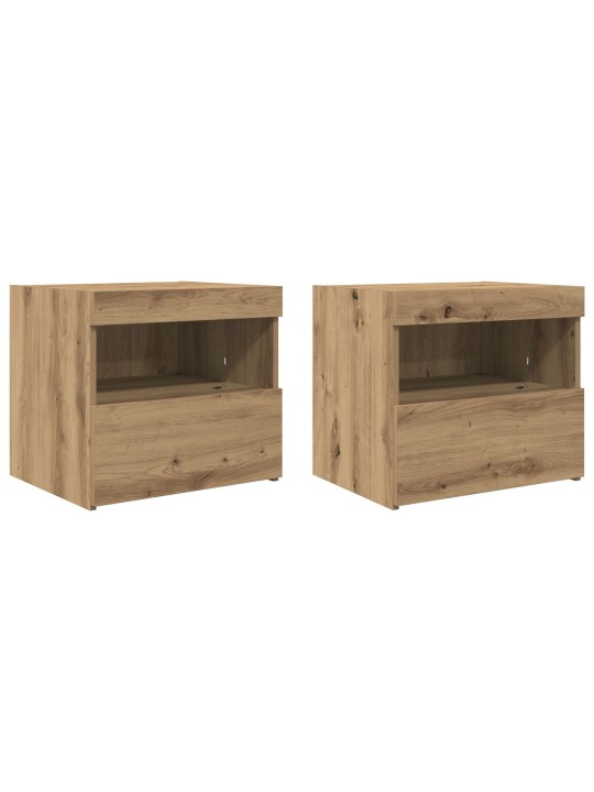 ÖÖKAPPIDEGA LED-VALGUSTITEGA 2 TK ARTISAN TAMME 50X40X45 CM