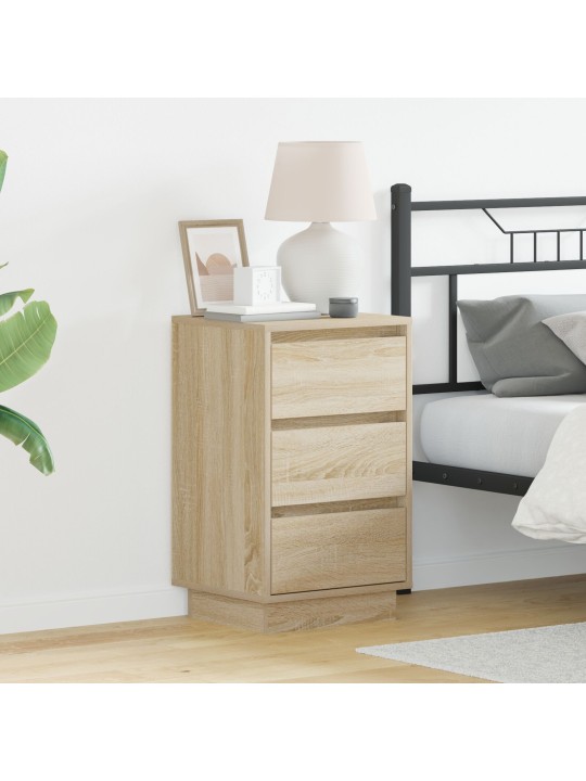 ÖÖKAPP LED VALGUSEGA SONOMA TAMM 39X34,5X65 CM TEHISPUIT
