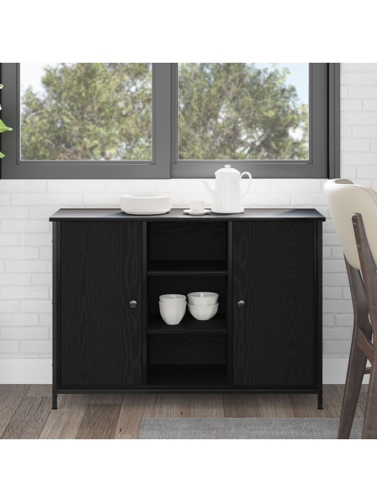 KAPP MUST TAMM 100X35X70 CM TEHISPUIT JA TERAS