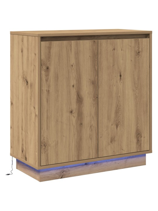SEINAKAPP LED-VALGUSEGA ARTISAN OAK 71X34,5X75 CM TÖÖDELDUD PUIT