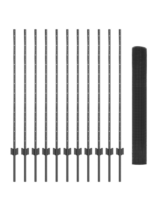 KEERATUD TRAADI AED KOOS 22 U POSTIGA HALL 1.2X25 M TERAS
