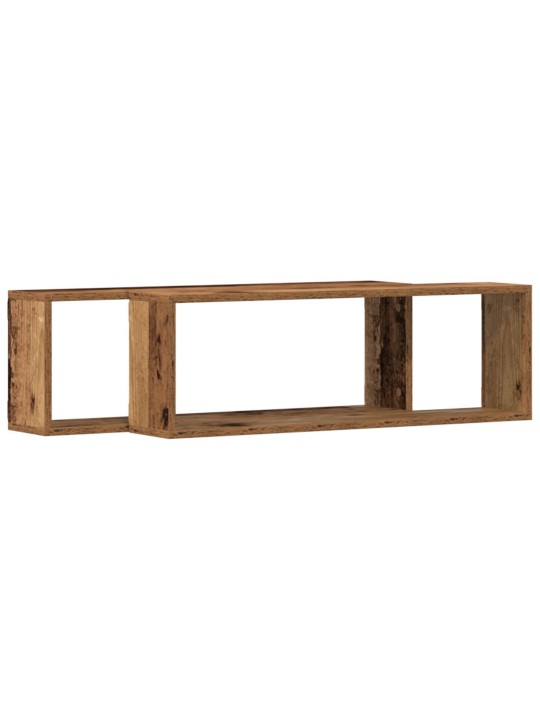SEINA RIIULID 2 TK VANA PUIT 80X15X26 CM TEHISPUIT