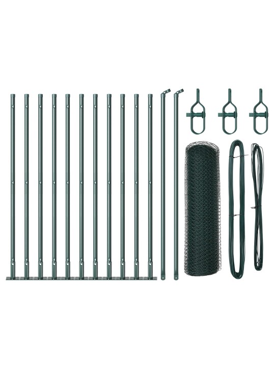 HEKSAGONAALNE TRAADI AED KOOS 7 FLANGED POSTIGA 0.5X25 M TERASEST ROHELINE