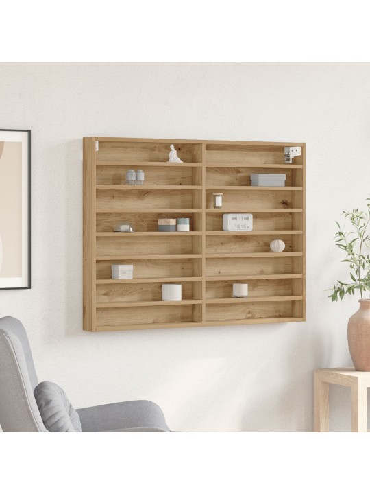 VITRINE KABINET ARTISAAN TAMME 100X8,5X75 CM TÖÖDELDUD PUIDUST