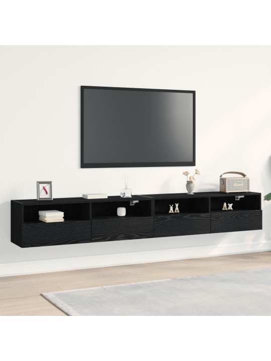 TV SEINARIIULID 2 TK MUST TAMM 100X30X30 CM TEHISPUIT