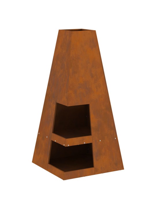 KÜTTEKOLLE PUUDE HOIDMISEGA 50X50X100 CM ILMASTIKUKINDEL TERAS