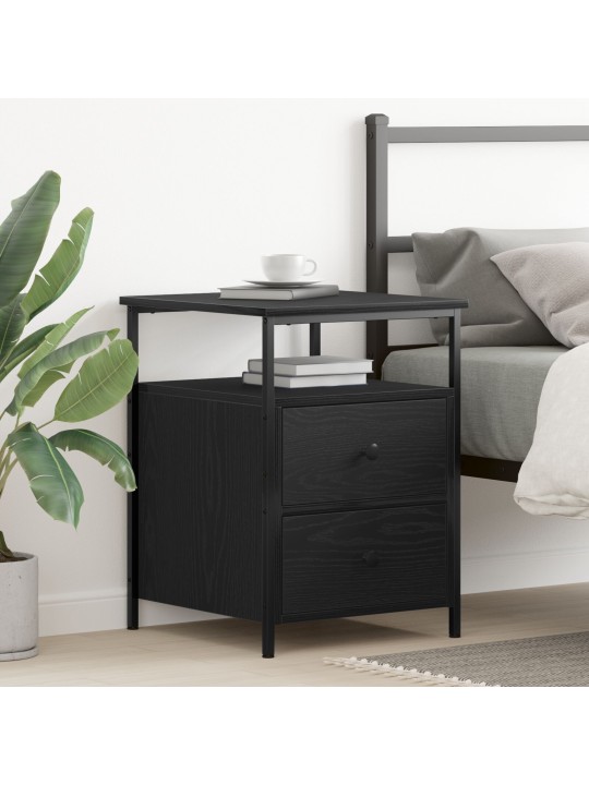 ÖÖKAPP MUST SÖÖGIPUU 44X45X60 CM TÖÖDELDUD PUIT JA TERAS