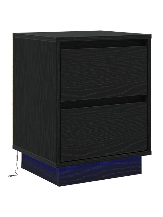 ÖÖKAPP MUSTADE SINISTE LED TULEDEGA 39X34.5X50 CM
