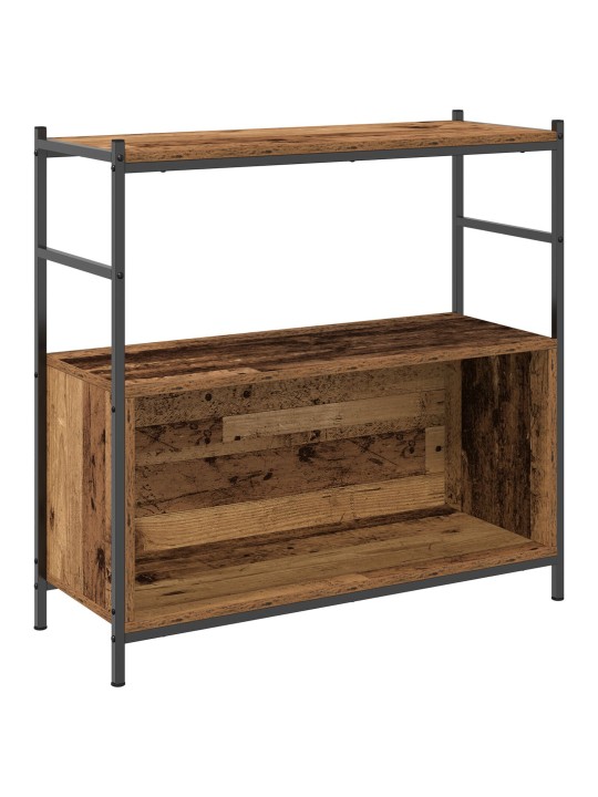 RAAMATUKAPP SUITSUTATUD TAMME 80X30X78,5 CM TÖÖDELDUD PUIT