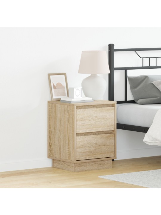 ÖÖKAPP LED VALGUSTUSEGA 2 TK SONOMA TAMM 39X34.5X50 CM