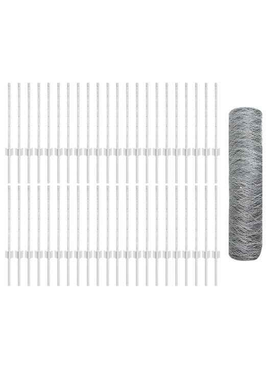 AEDEPOSTID 11 TK U-KANAL 60 CM TSINGITUD TERAS, KUUSNURGA AED 0.6X100 M TSINGITUD TERAS