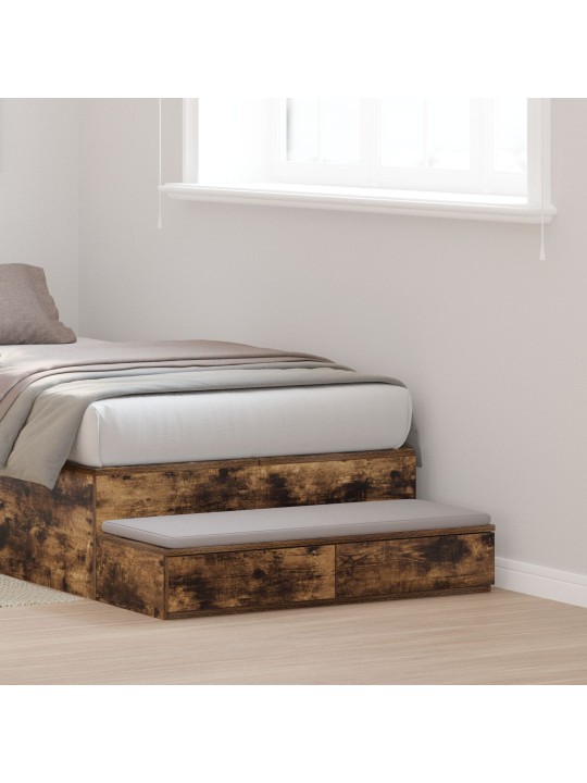 VOODI SAHTLID SUITSETATUD TAMMES 90X36,5X16,5 CM TEHISPUUST