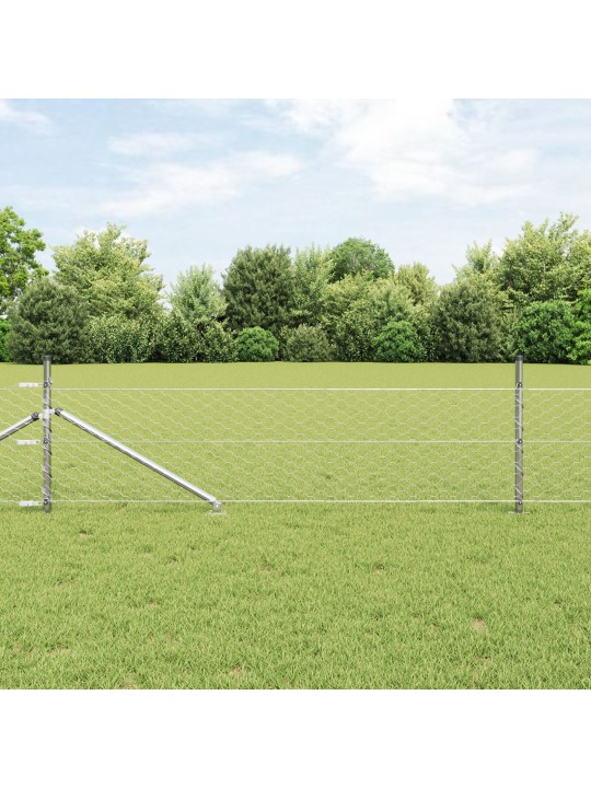 KUUSNURGA AED 0,5X10 M GALVANISEERITUD TERAS, AIAPOSTID SPIKE 7 TK Ø32 MM 80 CM GALVANISEERITUD TERAS