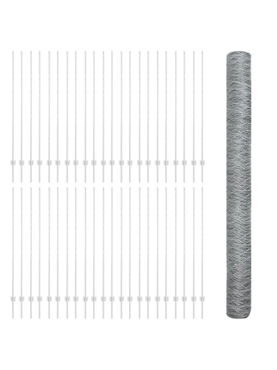 AEDAPOSTID 22 TK U-CHANNEL 160 CM TSINKTERASEST, KUUSNURGA AED 1.6X100 M TSINKTERASEST