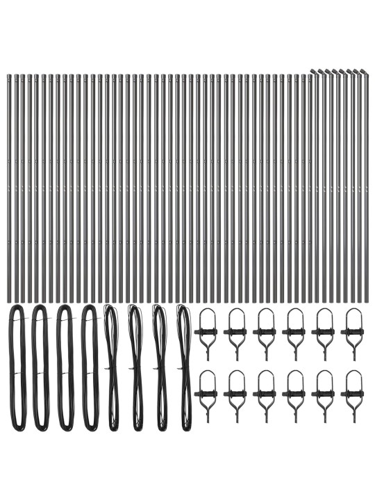 AEDAPOSTE 52 TK HALL Ø32 MM 150 CM GALVANISEERITUD TERAS