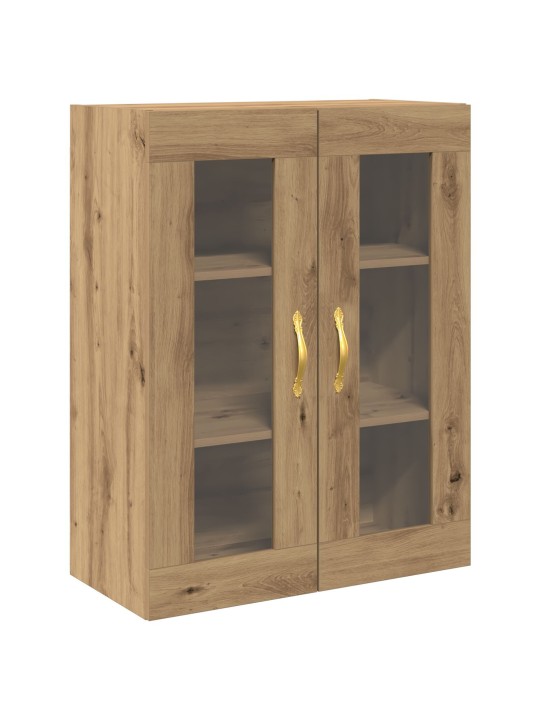 SEINALE PAIGALDATAV KAPP KLAASIST USTEGA ARTISAN OAK 69,5X34X90 CM