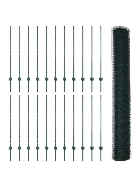 AEDIK POSTID 11 TK U-KANAL ROHELINE 120 CM TERAS, KUUSNURGA AED ROHELINE 1.2X50 M TERAS