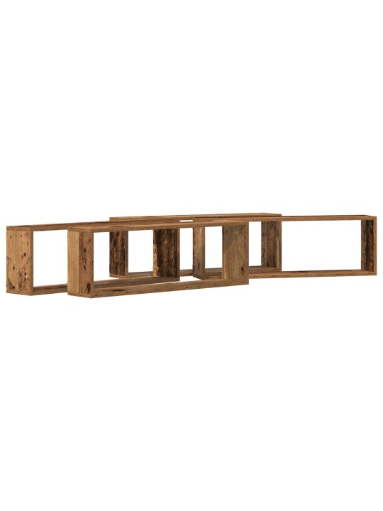 SEINA RIIULID 4 TK VANA PUIT 80X15X26 CM TEHISPUIT